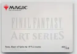 MTG Final Fantasy Art Series Yuna, Hope Of Spira x1 NM Art Card - Image 2