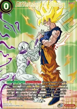 SS Goku Difference of Status Alternate Art Foil Dragon Ball Super Card Game | NM - Image 1