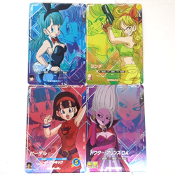 SDV5-LPUR Full Complete Set of 4 Bulma Dragon Ball Super Divers Trading Card NM - Image 1