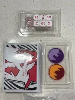 Pokemon White Flare Accessories - Card Sleeves, Dice, Coins and Energy Cards - Image 2