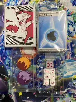 Pokemon White Flare Accessories - Card Sleeves, Dice, Coins and Energy Cards - Image 1