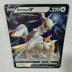Arceus V 122/172 Holo Ultra Rare Pokemon Card - Brilliant Stars SWSH09 - NM - Image 3