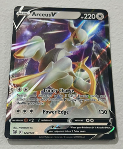 Arceus V 122/172 Holo Ultra Rare Pokemon Card - Brilliant Stars SWSH09 - NM - Image 4
