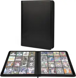 1000+ Pockets Trading Card Binder, 16 Pocket Ringless Side Loading Card Holder - Image 1