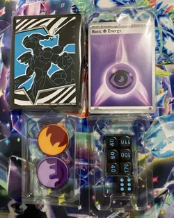 Pokemon Black Bolt Accessories - Card Sleeves, Dice, Coins, Energy Cards 2025 - Image 1