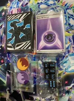 Pokemon Black Bolt Accessories - Card Sleeves, Dice, Coins, Energy Cards 2025 - Image 2