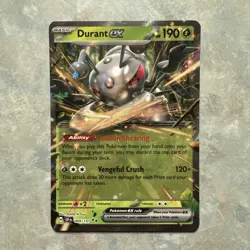 Durant EX Double Rare Holo Card 004/191 Sv08: Surging Sparks Pokemon TCG - Image 1