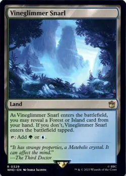 Vineglimmer Snarl Universes Beyond: Doctor Who - Magic MTG NM - Image 1
