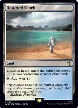 Deserted Beach Universes Beyond: Doctor Who - Magic MTG NM - Image 1