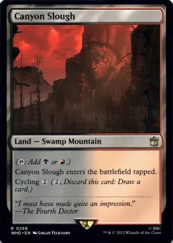 Canyon Slough Universes Beyond: Doctor Who - Magic MTG NM - Image 1