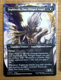 Final Fantasy MTG Magic The Gathering Sephiroth, Fabled SOLDIER/One-Winged ANGEL - Image 2