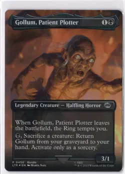 Gollum, Patient Plotter NM/M* FOIL The Lord Of The Rings 0450 mtg -UnltdCards - Image 1