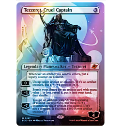 FOIL or NON BORDERLESS Tezzeret, Cruel Captain MTG Edge of Eternities EOE NM/M - Image 3