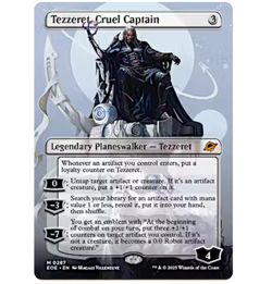 FOIL or NON BORDERLESS Tezzeret, Cruel Captain MTG Edge of Eternities EOE NM/M - Image 4