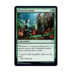 WOTC MtG Commander 2019 Elemental Bond (U) NM - Image 1