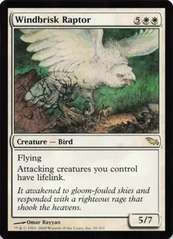 MTG - Windbrisk Raptor - Shadowmoor - Image 1