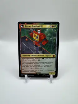 Blaster, Combat DJ NM MTG Transformers UB Universes Beyond Modular EDH - Image 2