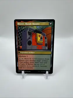 Blaster, Combat DJ NM MTG Transformers UB Universes Beyond Modular EDH - Image 3