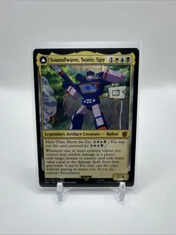Soundwave, Sonic Spy NM MTG Universes Beyond Transformers Mythic Rare - Image 1