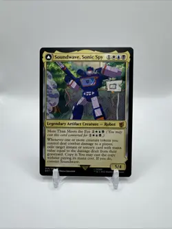 Soundwave, Sonic Spy NM MTG Universes Beyond Transformers Mythic Rare - Image 3