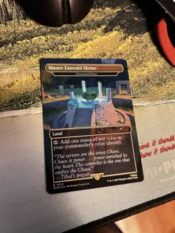 IN HAND- Master emerald shrine-RAINBOW FOIL -Secret Lair x Sonic BonusMagic MTG - Image 1