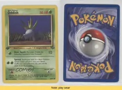 Oddish 1st Ed. Pokemon Jungle #58 1999 READ u3f - Image 3