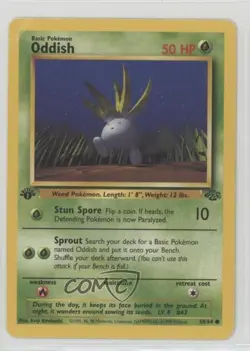 Oddish 1st Ed. Pokemon Jungle #58 1999 0c41 - Image 1