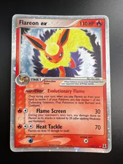 Flareon ex - 108/113 - Pokemon Delta Species Ultra Rare NM - Image 1