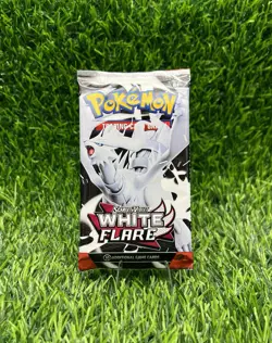 Pokemon White Flare Booster Pack TCG Factory Sealed New Scarlet And Violet - Image 1