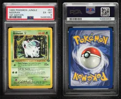 Nidoran F 1st Ed. Pokemon Jungle PSA 6 1999 0y2r - Image 3
