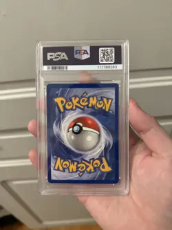 1999 POKEMON BASE SET UNLIMITED #9 MAGNETON-HOLO PSA 8 - Image 2