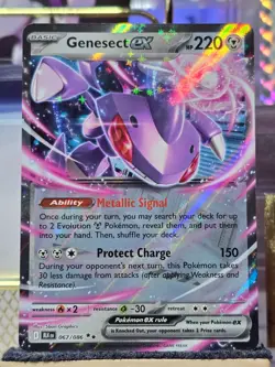 Genesect Ex (BLK EN) 067/086 Double Rare NM/M Pokemon TCG SV: Black Bolt - Image 2