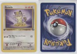 Meowth 1st Ed. Pokemon Jungle #56 1999 0l4h - Image 3