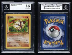 Mankey 1st Ed. Pokemon Jungle BGS 8.5 1999 0ft7 - Image 3