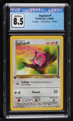 Jigglypuff 1st Ed. Pokemon Jungle CGC 8.5 1999 0zd4 - Image 1