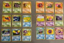 Japanese Pokemon Fossil Complete Common & Uncommon Set NM/LP - Image 1