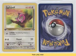 Jigglypuff 1st Ed. Pokemon Jungle #54 1999 READ tv5 - Image 3