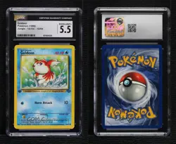 Goldeen 1st Ed. Pokemon Jungle CGC 5.5 1999 07mp - Image 3