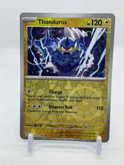 Pokemon TCG Black Bolt 033/086 - Thundurus - Reverse Holo - Image 1