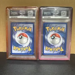 2005 Pokemon GS Kyogre #111 and Groudon #112 Holo Ex Delta Species Seq. PSA 8 - Image 4