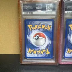 2005 Pokemon GS Kyogre #111 and Groudon #112 Holo Ex Delta Species Seq. PSA 8 - Image 5
