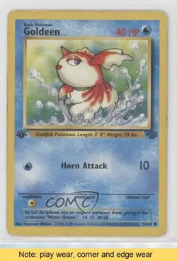 Goldeen 1st Ed. Pokemon Jungle #53 1999 READ 0aw9 - Image 1
