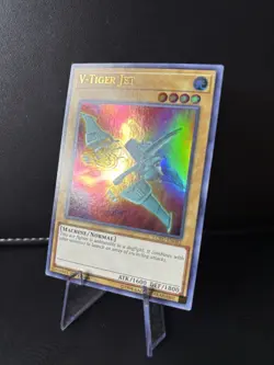 Yugioh V-Tiger Jet LCKC-EN082 Ultra Rare 1st Ed NM - Image 3