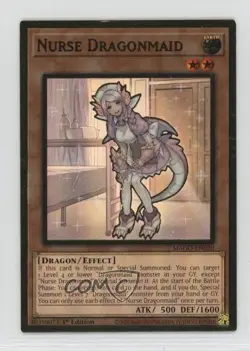 Nurse Dragonmaid 1st Ed. YuGiOh Gold Series: Maximum Gold #MAGO-EN020 1k8t - Image 1