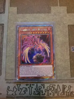 YUGIOH PHOENIXIAN CLUSTER AMARYELLIS RA04-EN136 PLATINUM RARE 1ST ED NM - Image 1