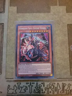 YUGIOH VANQUISH SOUL CAESAR VALIUS RA04-EN046 COLLECTORS RARE 1ST ED NM - Image 1