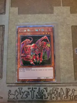 YUGIOH GREN MAJU DA EIZA RA04-EN124 PLATINUM RARE 1ST ED NM - Image 1