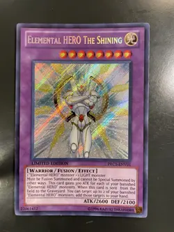Yugioh Elemental HERO The Shining PRC1-ENV01 2012 Premium Collection Tin LE LP - Image 1