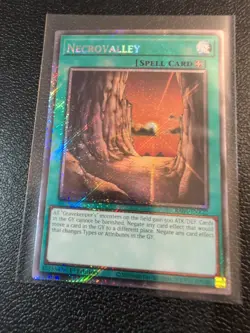 Necrovalley Platinum Secret Rare RA04-EN122 Yugioh - Image 1