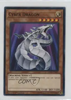 Cyber Dragon 1st Ed. YuGiOh Legendary Decks #LEDD-ENB01 3g6 - Image 1